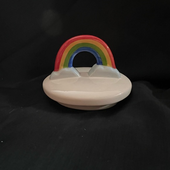 Rae Dunn Over The Rainbow Mug with topper - Picture 4 of 8